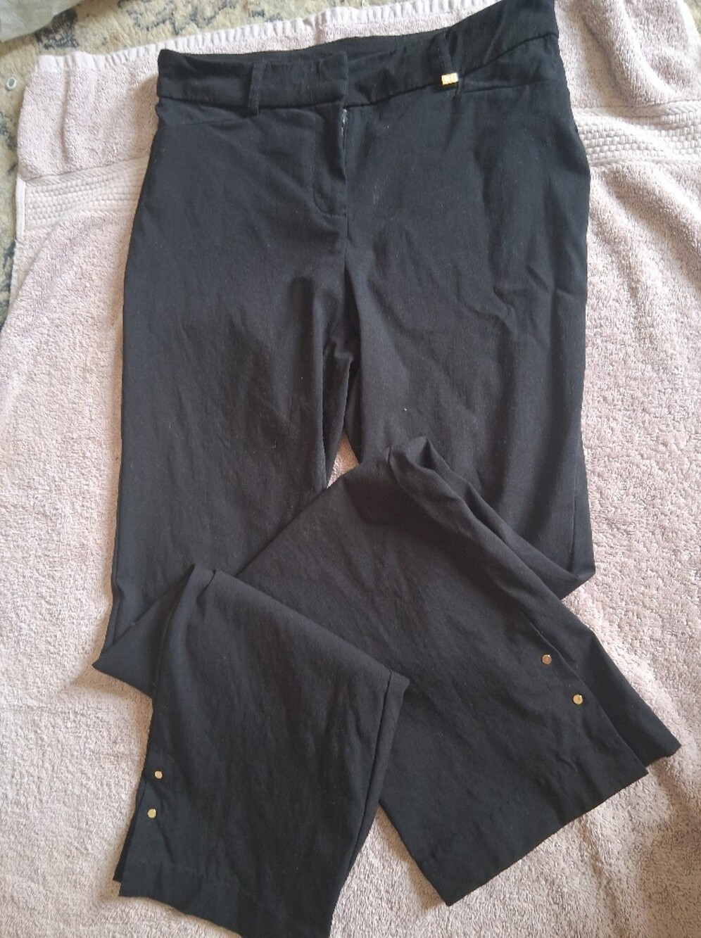 Rafaella Classic Women's Size 4 Black Studded Dress Pants